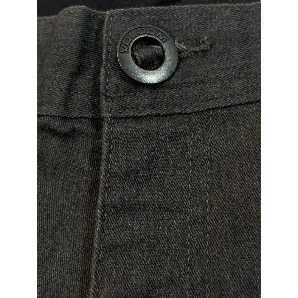 Volcom Gray Stretch Denim Shorts Men's 33 True To This Casual Skate Summer
